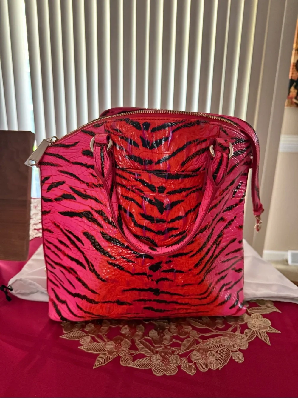 Brahmin vibrant satchel